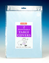 Caroline Square Paper Tablecovers 90cm Hot Pink