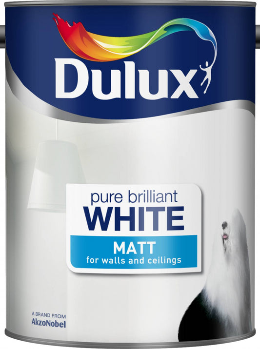 Dulux Matt 5L Pure Brilliant White
