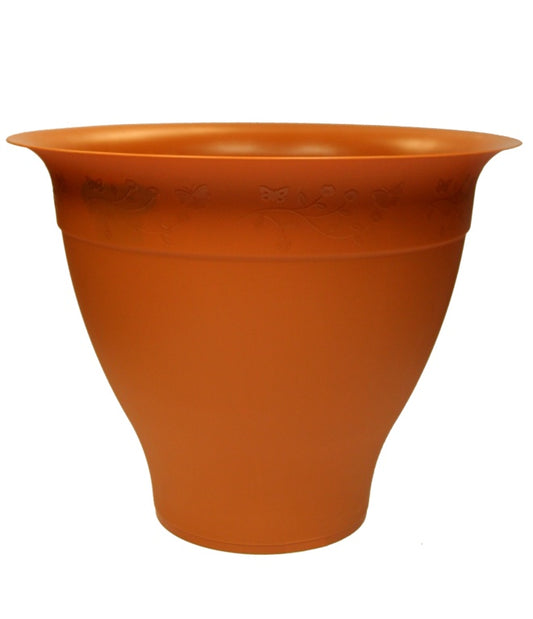 Thumbs Up Greenfields Round Planter 16cm Terracotta