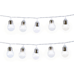 GardenKraft Party Bulb Lights 50 Bulb Warm White