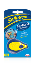 Sellotape On Hand Dispenser Including 18mm x 15m Roll