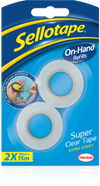Sellotape On Hand Refill 18mm x 15m (Pack of 2)