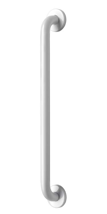 Croydex Straight Stainless Steel Grab Bar with Concealed Fixing White 60cm