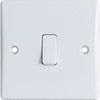 Securlec 1 Way 1 Gang Light Switch Round Edge