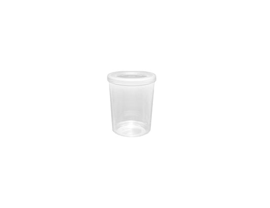 Beaufort Food Container Round Hinged Lid 400ml Clear