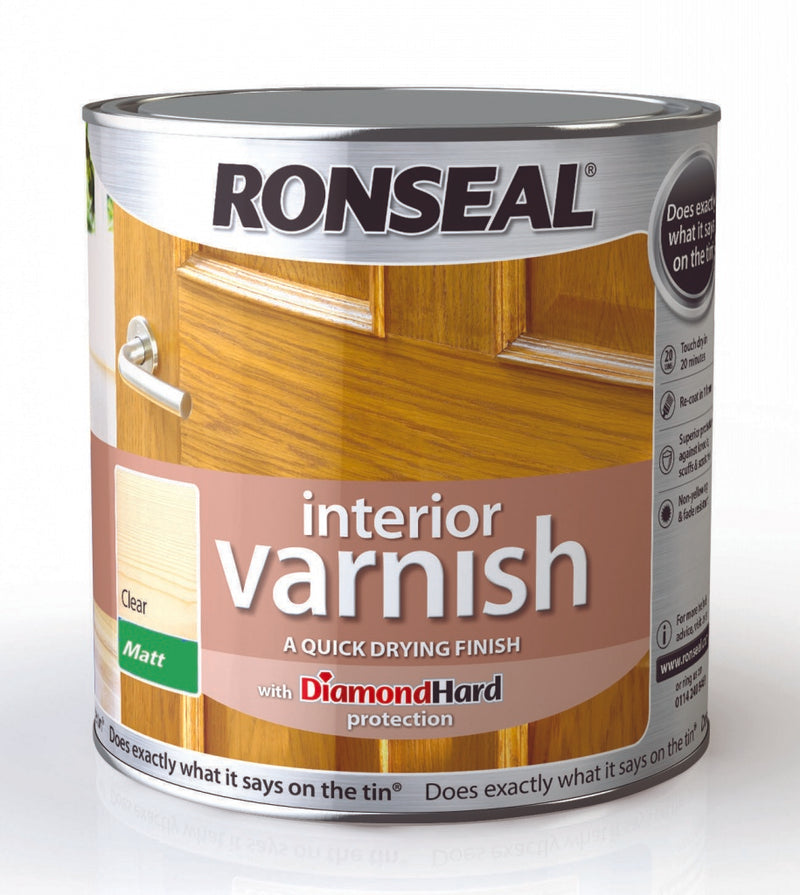 Ronseal Interior Varnish Matt 2.5L Clear