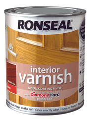 Ronseal Interior Varnish Gloss 250ml Medium Oak