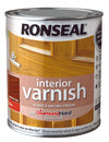 Ronseal Interior Varnish Gloss 750ml Medium Oak