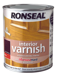 Ronseal Interior Varnish Gloss 750ml Medium Oak