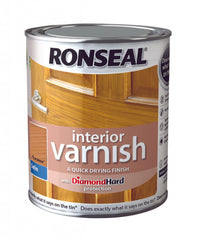 Ronseal Interior Varnish Satin 250ml Medium Oak