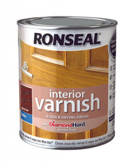 Ronseal Interior Varnish Satin 750ml Medium Oak