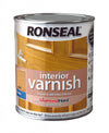 Ronseal Interior Varnish Satin 750ml Medium Oak