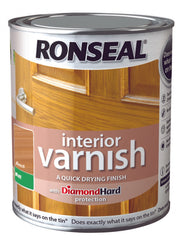 Ronseal Interior Varnish Matt 250ml Medium Oak
