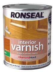 Ronseal Interior Varnish Matt 250ml Medium Oak