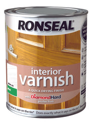 Ronseal Interior Varnish Matt 750ml Medium Oak