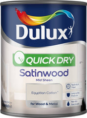 Dulux Quick Dry Satinwood 750ml Black