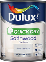 Dulux Quick Dry Satinwood 750ml White Cotton