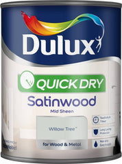 Dulux Quick Dry Satinwood 750ml White Cotton