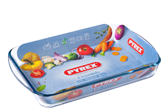 Pyrex Essentials Rectangular Roaster 40x20cm