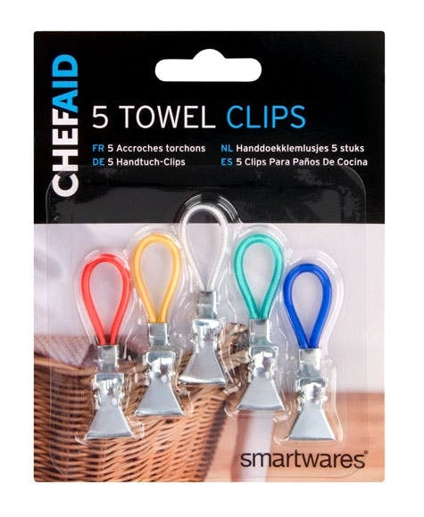 Chef Aid Towel Clips 5 Pack