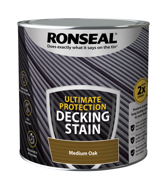 Ronseal Ultimate Protection Decking Stain 2.5L Country Oak