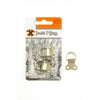 Challenge "X" Brand Double D Rings Brass Pack 2