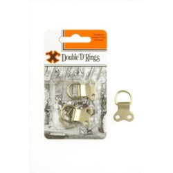 Challenge "X" Brand Double D Rings Brass Pack 2