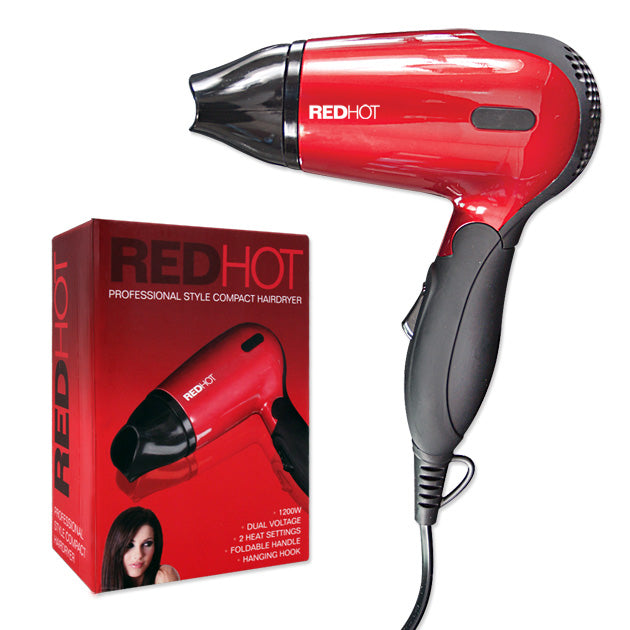 Redhot Compact Hair Dryer 1200w