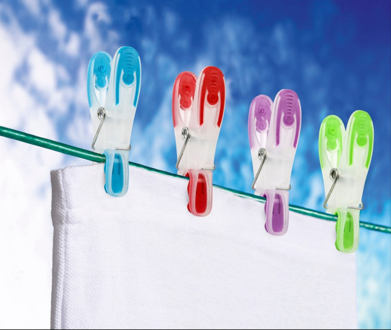 SupaHome Soft Grip Plastic Clothes Pegs Pack 20