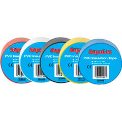 Securlec PVC Insulation Tape Pack 10 Assorted 5m