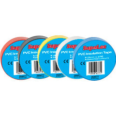 Securlec PVC Insulation Tape Pack 10 Assorted 5m