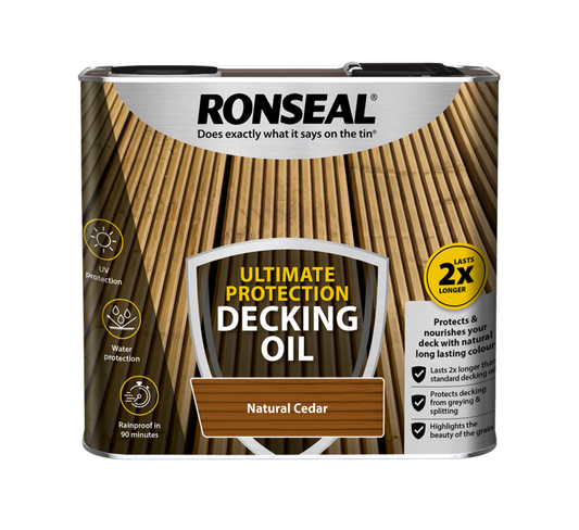 Ronseal Ultimate Protection Decking Oil 2.5L Natural