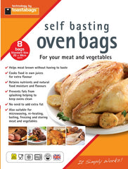 Toastabags Oven Roasting Bags Standard (25X38cm) 8 Pack