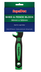SupaDec Shed And Fence Block Brush 30mm x 120mm