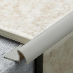 Tile Rite Grey PVC Tile Trim 9.5mm x 2.44m