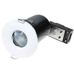 Powermaster IP65 Fire Rated Fixed Downlight White