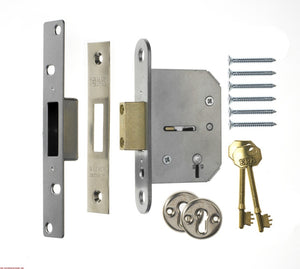 Era Fortress Mortice Sashlock Brass 63mm