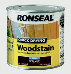 Ronseal Quick Drying Woodstain Satin 250ml Natural Pine