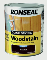 Ronseal Quick Drying Woodstain Satin 750ml Natural Oak