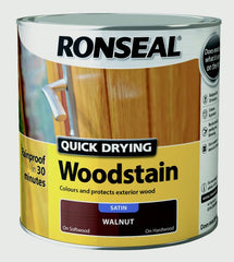 Ronseal Quick Drying Woodstain Satin 2.5L Natural Pine