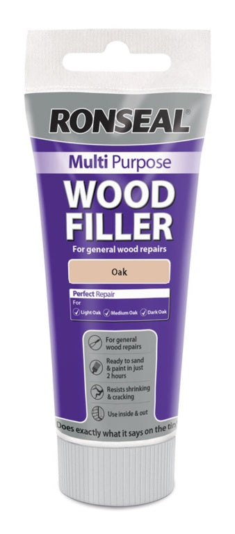 Ronseal Multi Purpose Wood Filler 100g Oak