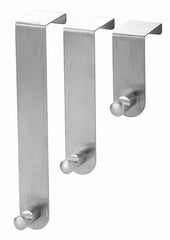 Blue Canyon Stainless Steel Over Door Hooks Set 3