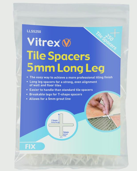 Vitrex Long Leg Tile Spacers 3x500