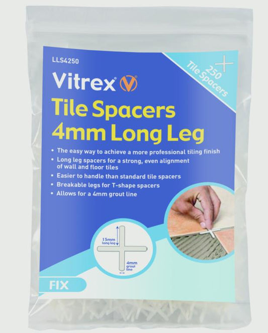 Vitrex Long Leg Tile Spacers 2x1500