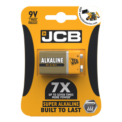 JCB Super Alkaline 9v Cell Batteries LR22