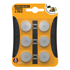 JCB Lithium 6 Pack Coin Cell