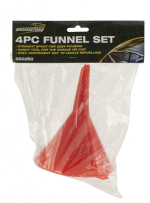 Brookstone Drive Funnel Set 4 Piece