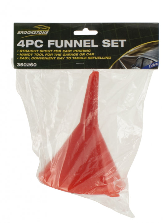 Brookstone Drive Funnel Set 4 Piece