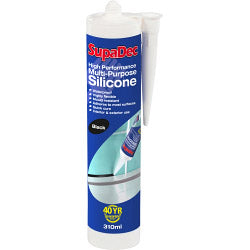 SupaDec Multi Purpose Silicone 300ml Black
