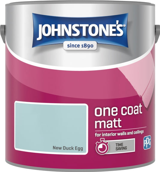 Johnstone's One Coat Matt 2.5L Duck Egg